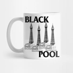 Blackpool / Black Flag Parody Tribute Design Mug